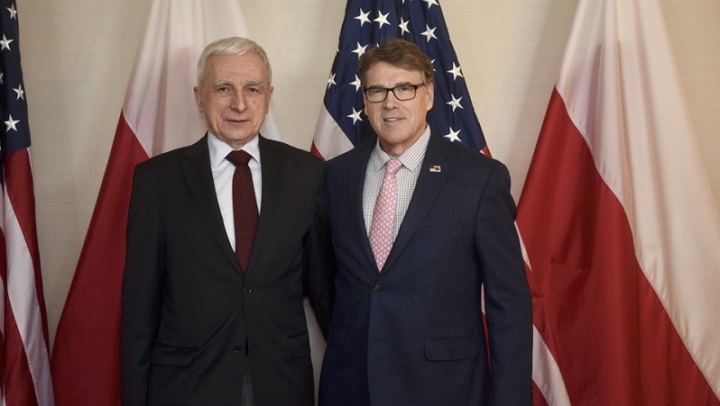 Piotr Naimski i Rick Perry, fot. KPRM