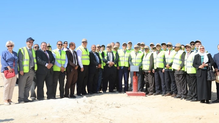 Wizytacja placu budowy EJ El Dabaa w 2018, fot. NPPA