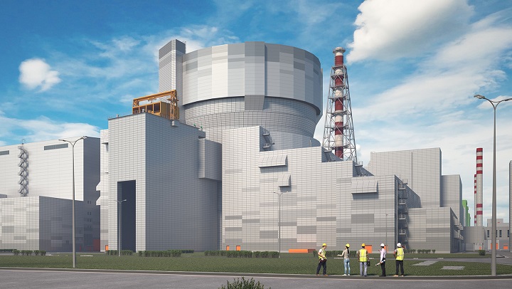 Wizualizacja Elektrowni Jądrowej Paks 2, fot. Rosatom
