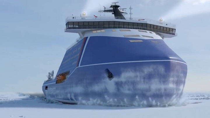 Lodołamacz o napędzie jądrowym Lider, fot. Страна Росатом