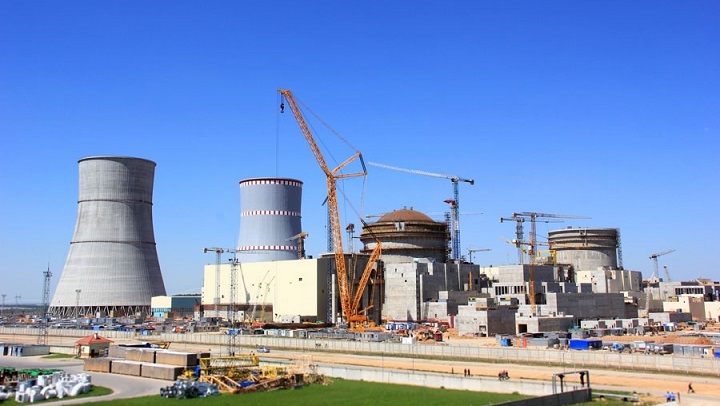 Elektrownia jądrowa Ostrowiec na Białorusi, fot. belaes.by