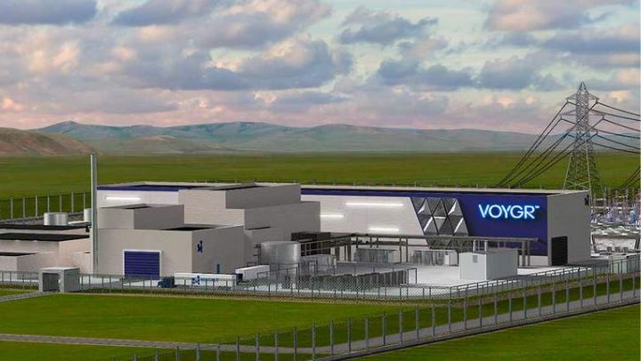 Wizualizacja bloku VOYGR z reaktorem Nuscale, fot. Nuscale Power